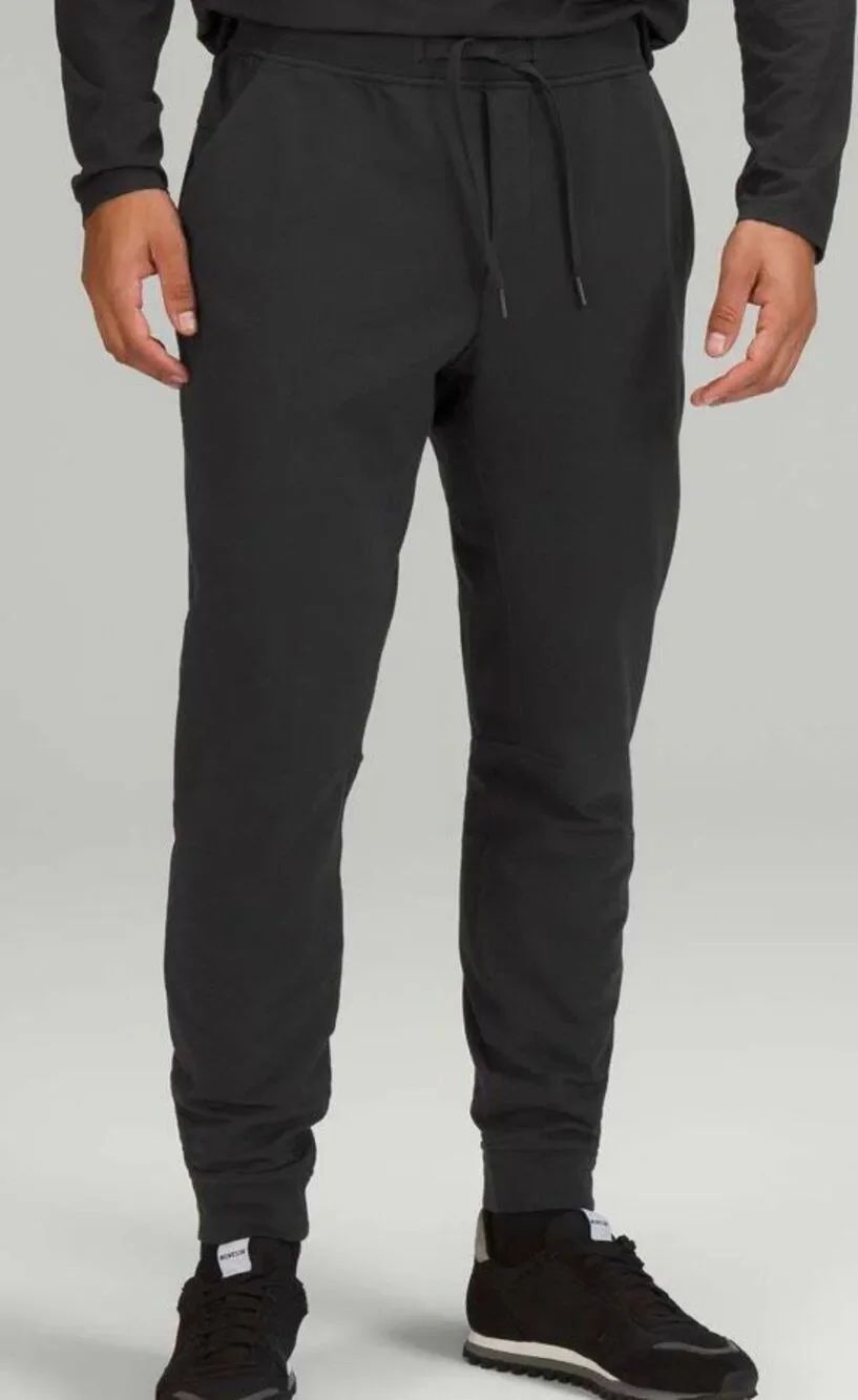 LULULEMON City Sweat BLACK SWEATPANTS JOGGERS PANTS men’s L
